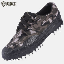 Cores Jiefang shoes mens construction wear-resistant canvas shoes Labor female agricultural migrant workers Military training yellow black rubber shoes labor protection shoes