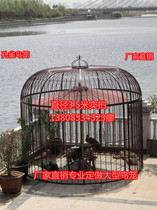 Iron bird cage Peacock bird cage decoration extra large bird cage decoration hot pot restaurant bird cage outdoor large large bird cage
