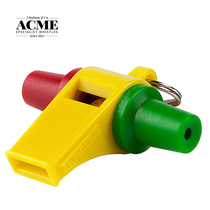 Ekomi ACME samba whistle Carnival dance soundtrack whistle with nuclear outdoor special whistle Red Yellow Green 475