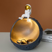  Living room entrance Astronaut storage decoration key placement table Light luxury decoration creative home accessories Small astronaut