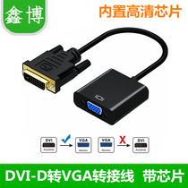 Explosive DVI to vga HD DVI to VGA adapter cable 24 1 male to vga female converter 1080P