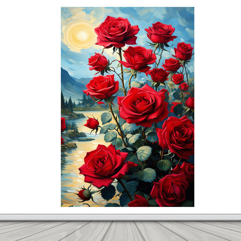红玫瑰油画-红玫瑰油画促销价格、红玫瑰油画品牌- 淘宝