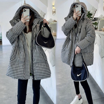 Pregnant women coat winter down cotton jacket 2021 New Korean version of the long thick bread clothing winter cotton jacket