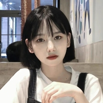 Wig women short hair summer comics bangs fluffy simulation bobo head natural full head sleeve round face Japanese straight hair