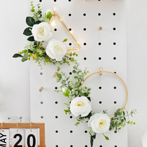 ins Nordic style wall decoration pendant Creative simulation flower decoration pendant Restaurant milk tea shop wall decoration