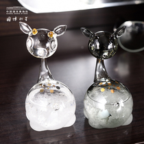 China National Museum Little Deer Storm Bottle Weather Bottle Forecast Pendulum Birthday Valentines Day Graduation Gift Men And Women