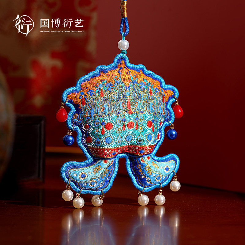 中国伝統工芸品 置物 孝端皇后王冠 レプリカ