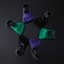 Five finger yoga socks non-slip professional women Pilates Fitness Sports floor beginner silicone trampoline dance socks