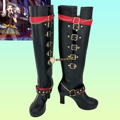 taobao agent Idol Master Million Live! The best Shizuka COS shoes are customized 2434COSPLAY performance shoes customization