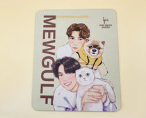 A four-mouthed whole Zizi natural rubber mouse mat with the love cohabiting the new mewgulfmiao pastry