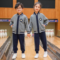 Kindergarten Garden Clothes Spring and Autumn Cotton Three-Piece Set Primary and Secondary School Students Baseball Uniform Sportswear British Academy Style