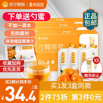 Sea buckthorn puree 100 original berry juice paste drink without adding Inner Mongolia dried fruit official flagship store to Xinjiang