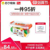 babycare childrens cutting fruit toys baby house kitchen vegetable Chile set birthday cake