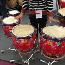 Five-Tone drum drum professional Jiangsu drum timpani flower pot drum 5-Tone drum national instrument