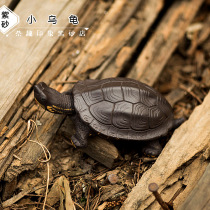 Tea pet purple sand turtle sculpture small suu turtle tea play tea plate home window fish tank decoration gift gift