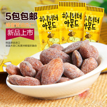 Korean honey butter almond gilim dry goods Badan wood American almond kernel nuts thin shell imported good food