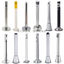 Soot bucket Vertical stainless steel soot column Outdoor public smoking soot tube cigarette butt cigarette butt collector fixed