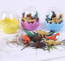 Dinosaur egg eraser cartoon primary school prizes children gifts creative stationery gifts cute little dinosaur eggshell
