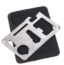 Creative Swiss army knife card multi-function card knife Portable outdoor tool Camping life-saving card pocket knife folding