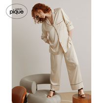 gelato pique22 spring new womens tops pajamas solid color satin shirt home wear PWFT221246
