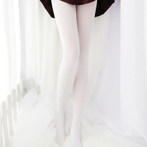White dance pantyhose spring and autumn women plus size ballet practice adult fattening dancing stockings bottoming socks