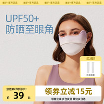 Banana corner blush sunscreen mask female driving dust-proof breathable and UV shading face under the coke of dust-proof and sunscreen mask