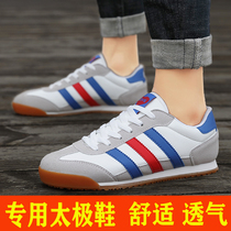 Ling Wu Chenjiagou Taiji shoes Womens beef tendons Taiji sneakers mens training shoes Taijiquan martial arts shoes competition shoes