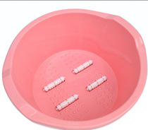 Latest foot bath plastic deepened massage foot wash basin with 4 massagers Foot bath will pin gift wholesale