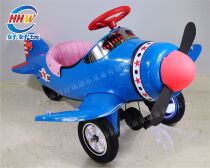 Childrens indoor outdoor aircraft Tank indoor commercial family toy car to play with pedaling motion music timing