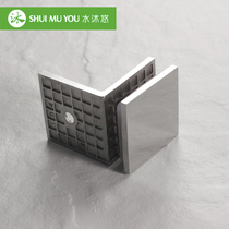 Glass door clip bathroom door 304 stainless steel clip special price physical more high end J2