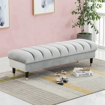 Nordic minimalist foyer shoe stool American pastoral living room sofa stool light luxury modern 1 8 m bedroom bed tail stool