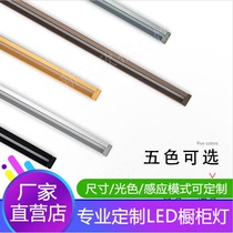 LED laminate light with recessed wardrobe light Cabinet light bar 45 degree oblique luminous cabinet wine cabinet shoe cabinet partition light
