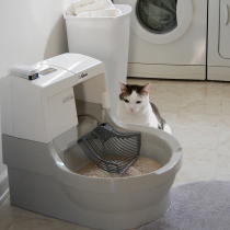 Cat clean easy automatic cat toilet Intelligent deodorant Cat litter basin Semi-closed open cleaning flushing free garbage removal