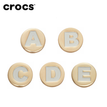 Crocs Carlochi accessories smart will star hole shoes flower English letters shiny A- E