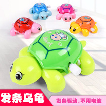  Childrens small toys wholesale winding clockwork toys Children baby can run turtle stall supply hot sale models