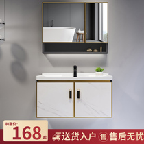 Small-sized washbasin cabinet bathroom home wall-mounted wash basin one-piece simple small ceramic washbasin