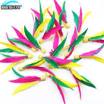 Board Badminton Childrens entertainment Sanmao cricket High elastic Sanmao shuttlecock Sanmao ball 20 pieces