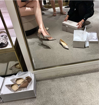 2021 spring and summer New pointed thin heel heel high heel heel European and American Korean students thin personality women shoes tide 8cm