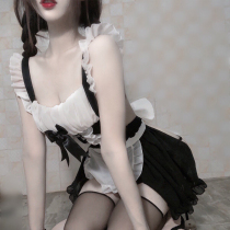 Tide brand rabbit groom underwear maid belly-style hot tease maid uniform temptation sexy bed passion suit