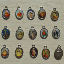  BOUTIQUE SACRED HEART OF THE VIRGIN OF JESUS MARY GREAT SAINT JOSEPH CHRISTIAN CROSS SMALL HOLY PLATE 1 5X1CM