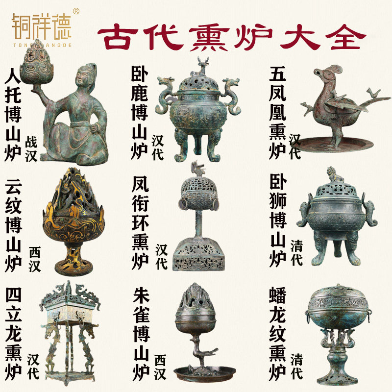  博山爐於漢代時稱為薰爐