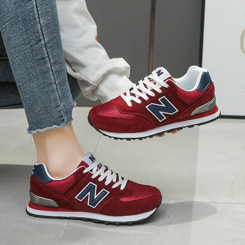 Спортивная обувь, универсальные красные туфли на плоской подошве для матери, коллекция 2022