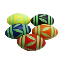 Dog Leakage Ball Luminous Pet Toys Oval Dog Bite Toy Silicone Multicolor