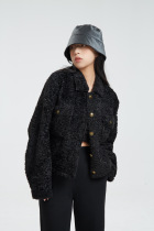 Nanstudios original 2021 autumn and winter New lamb fur fur one short jacket coat coat women