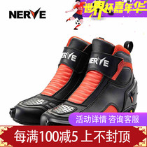 NERVE riding shoes Mens motorcycle riding boots Racing boots shoes Off-road motorcycle shoes Knight boots four seasons