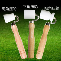Sticking wallpaper Sticky Wallpaper Wall Buping Corner Yin Corner Yang Corner Press Wheel With Bearing Roller Seam White Construction Tool