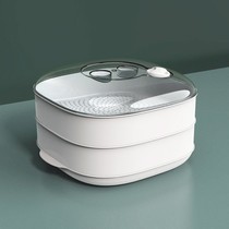 Japanese microwave oven special steamer household hot steamed bread artifact double steamer heating container multifunctional steamer steamer steamer