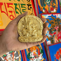 (Dai Buddha statue) Large Treasure King Tiangwang Tiangwang Tibetan traditional wipe clay sculpture like God of Wealth