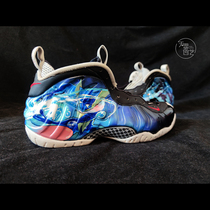 Digimon theme bubble shoes custom hand-painted diy pure hand-painted custom graffiti painted Tiansi Creative Art