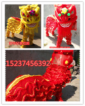 New direct dragon dance lion dance lion South lion performance props double male lion smiling face dance lion manufacturer direct sale